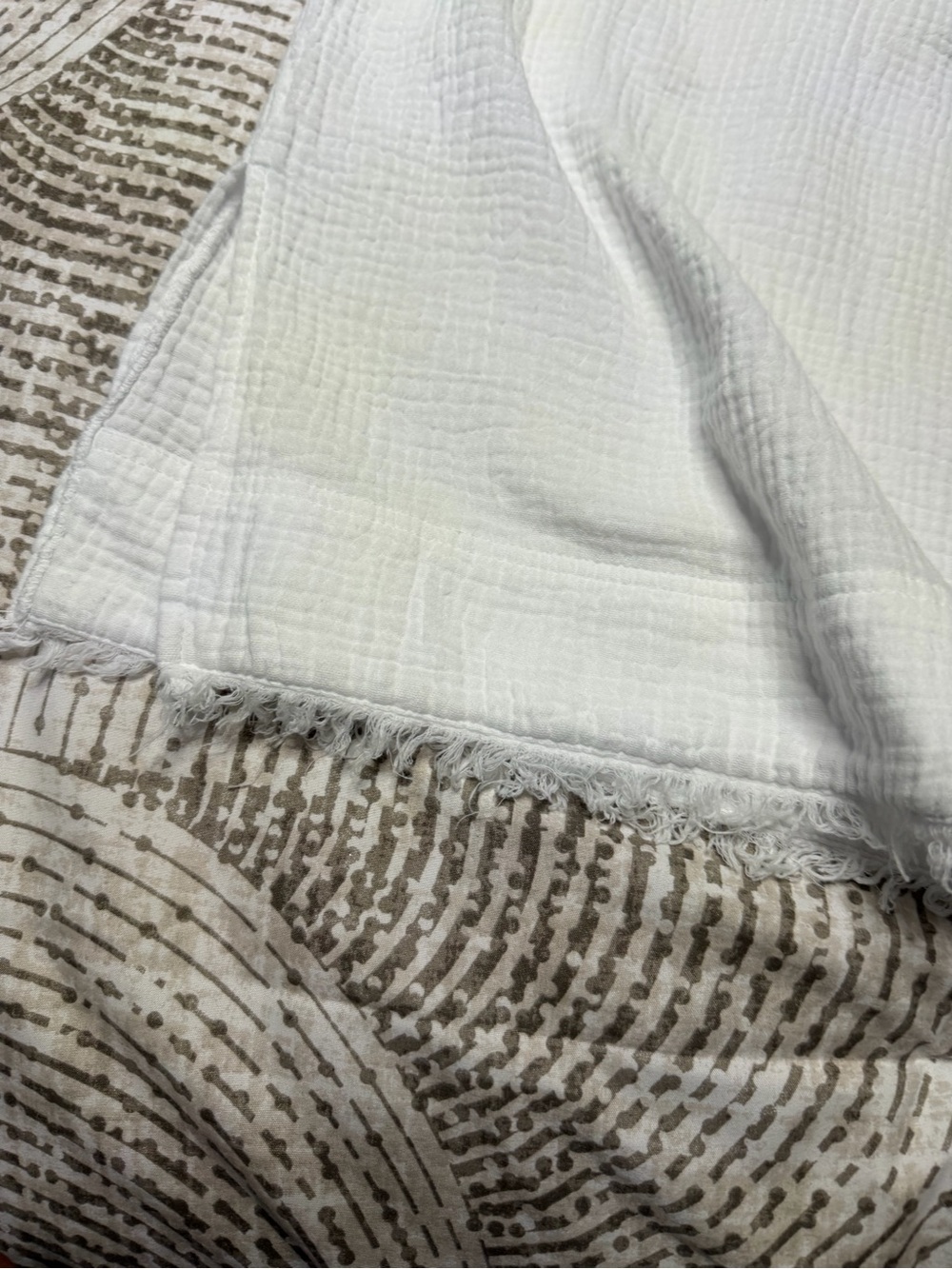 American Rage White Wide-Leg Drawstring Linen Pants - Picture 6 of 10